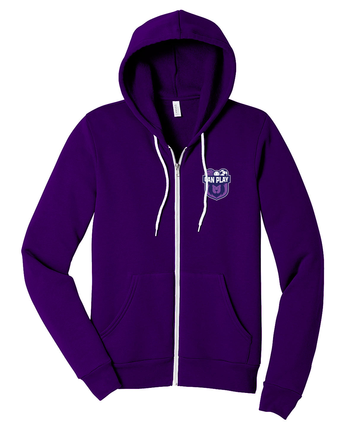 Can Play Full-Zip Hooded Softstyle Sweatshirt