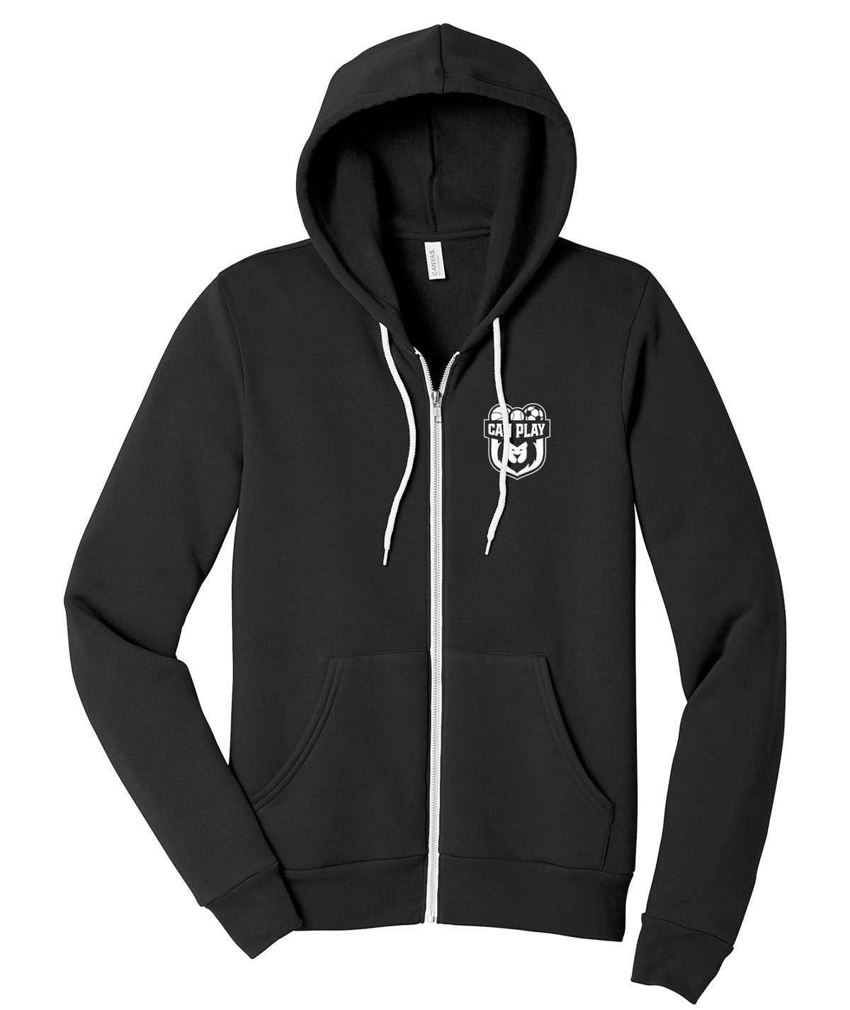 Can Play Full-Zip Hooded Softstyle Sweatshirt