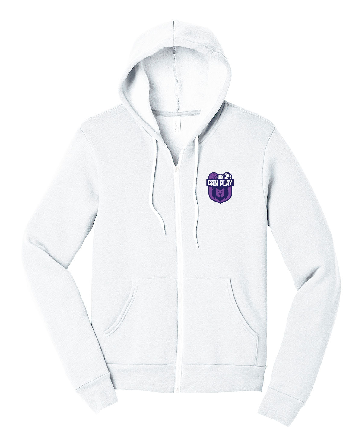 Can Play Full-Zip Hooded Softstyle Sweatshirt
