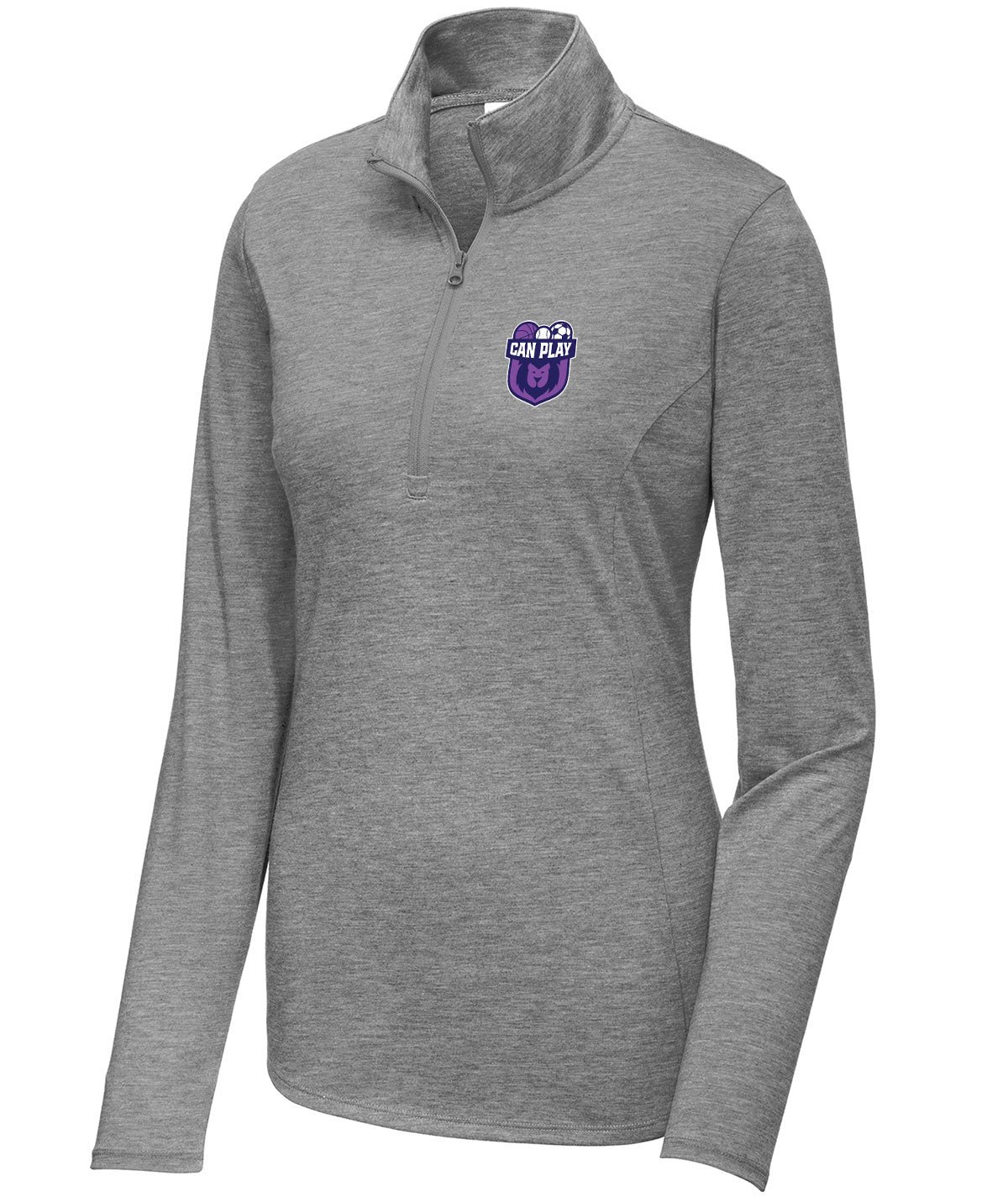 Can Play Womens 1/4 Zip Pullover