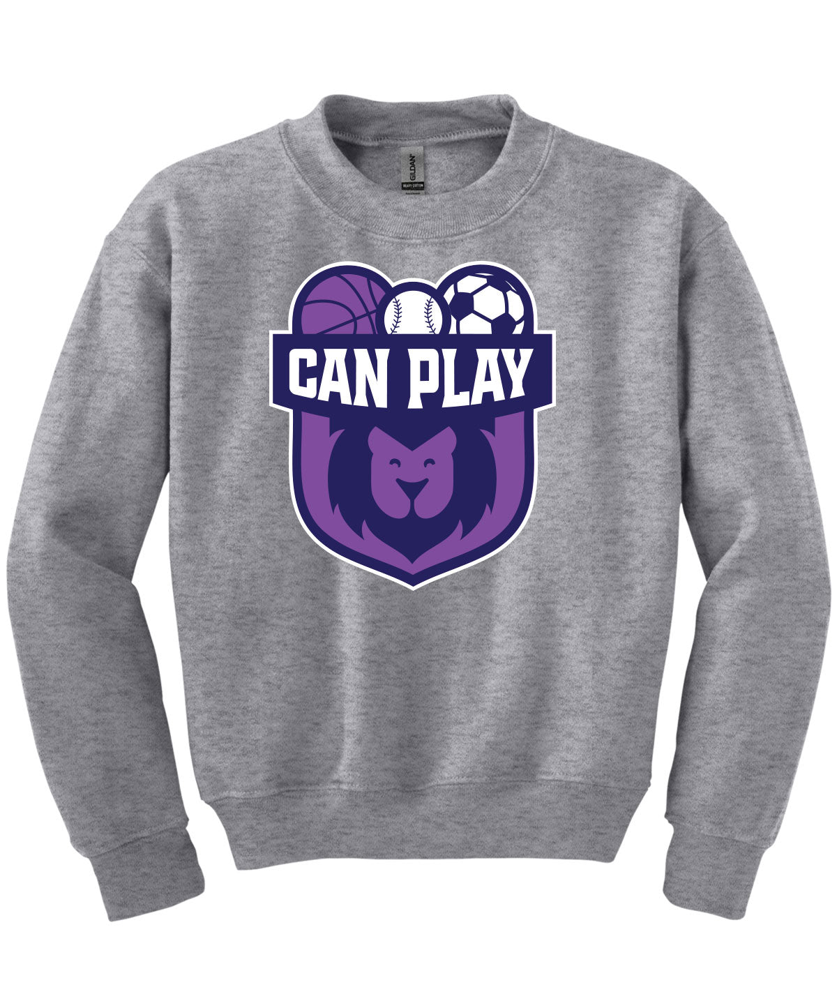 Can Play Youth Crewneck Sweatshirt