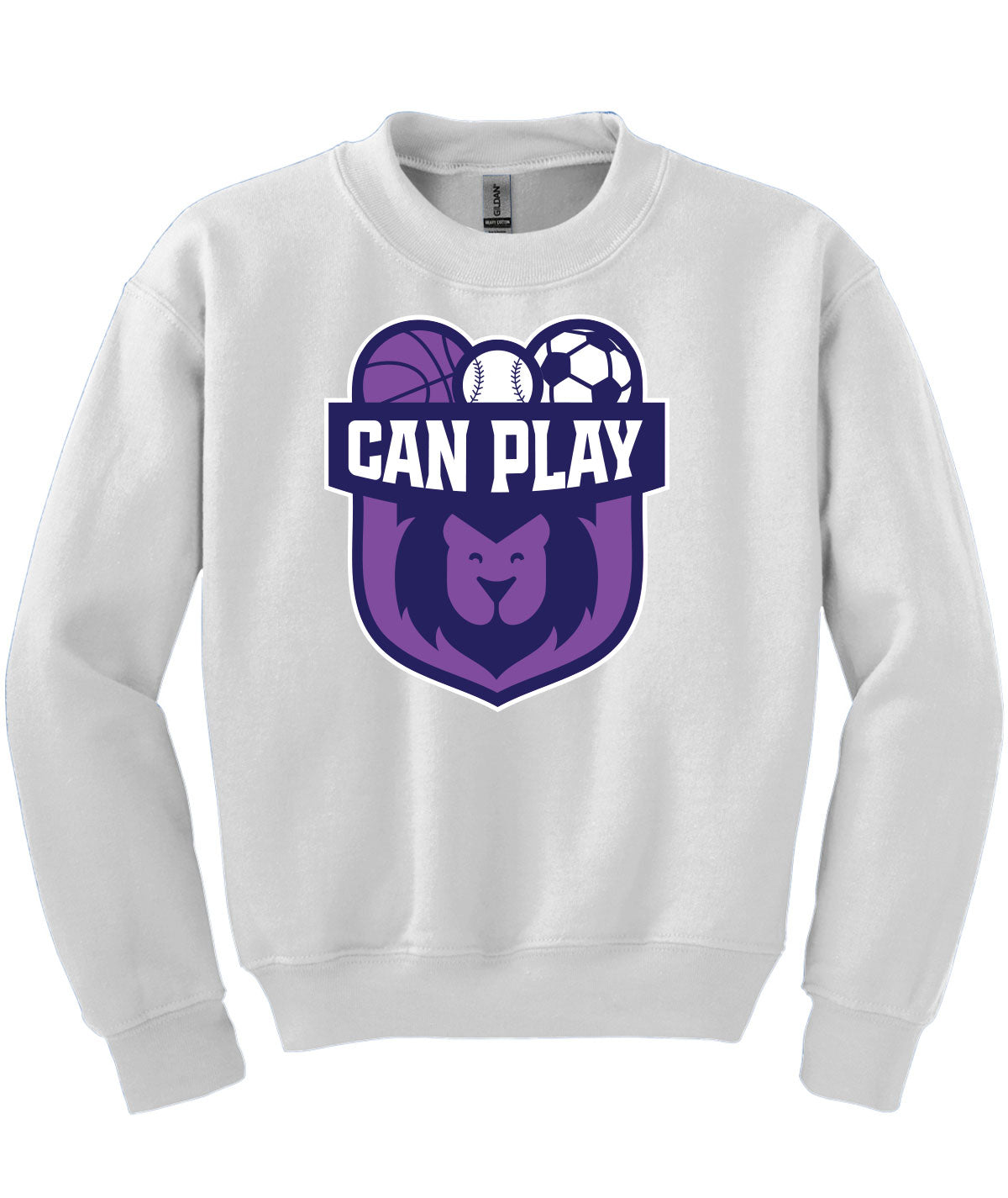 Can Play Youth Crewneck Sweatshirt