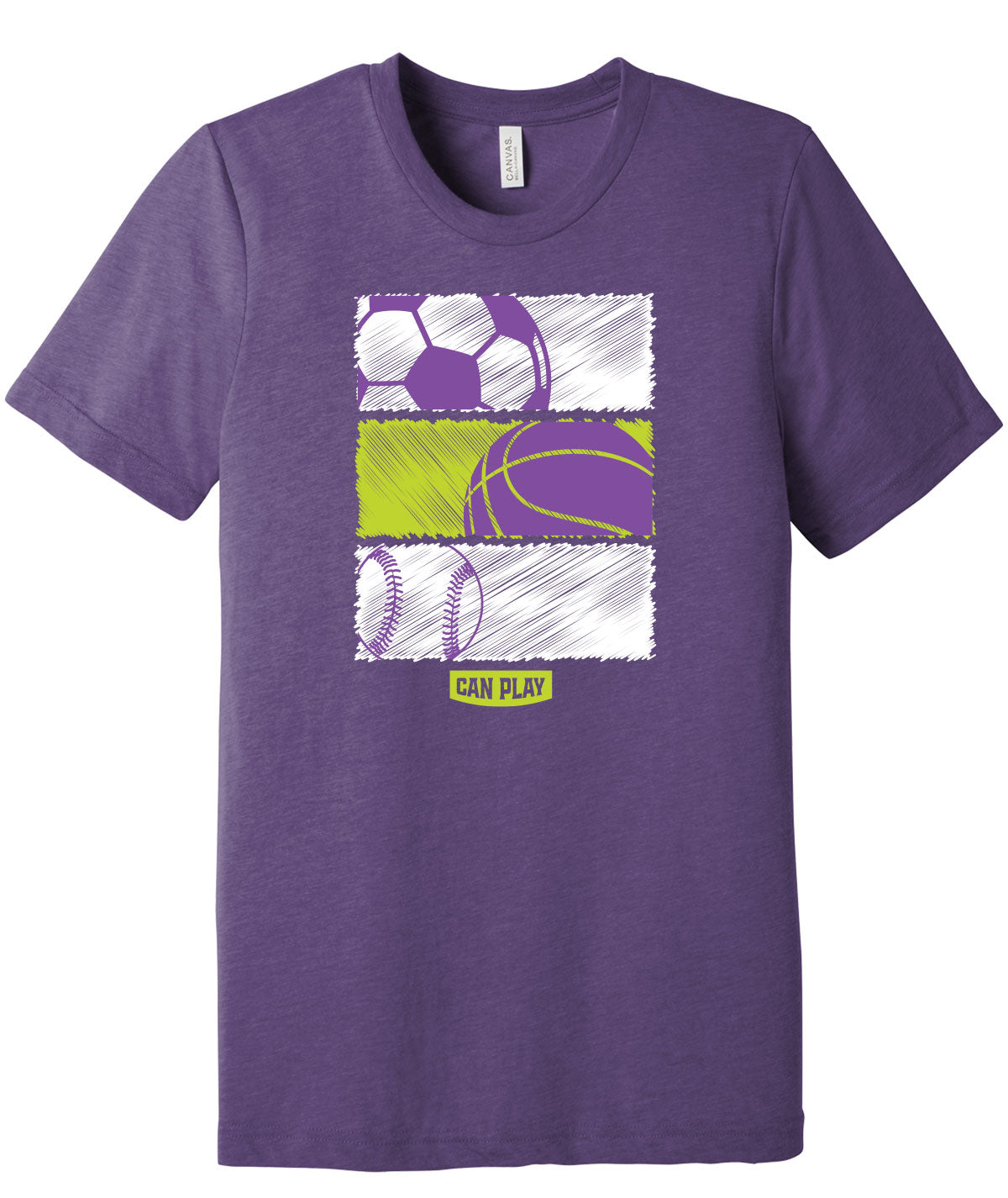 Can Play Scribble Premium Softstyle Tee