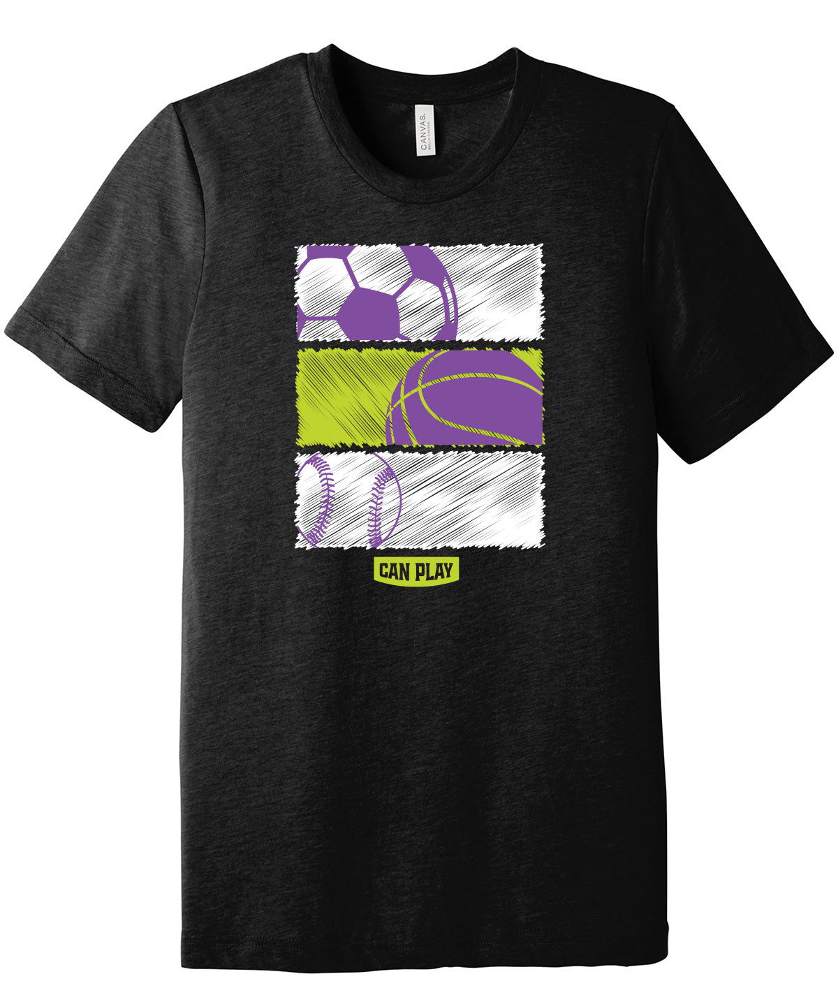 Can Play Scribble Premium Softstyle Tee