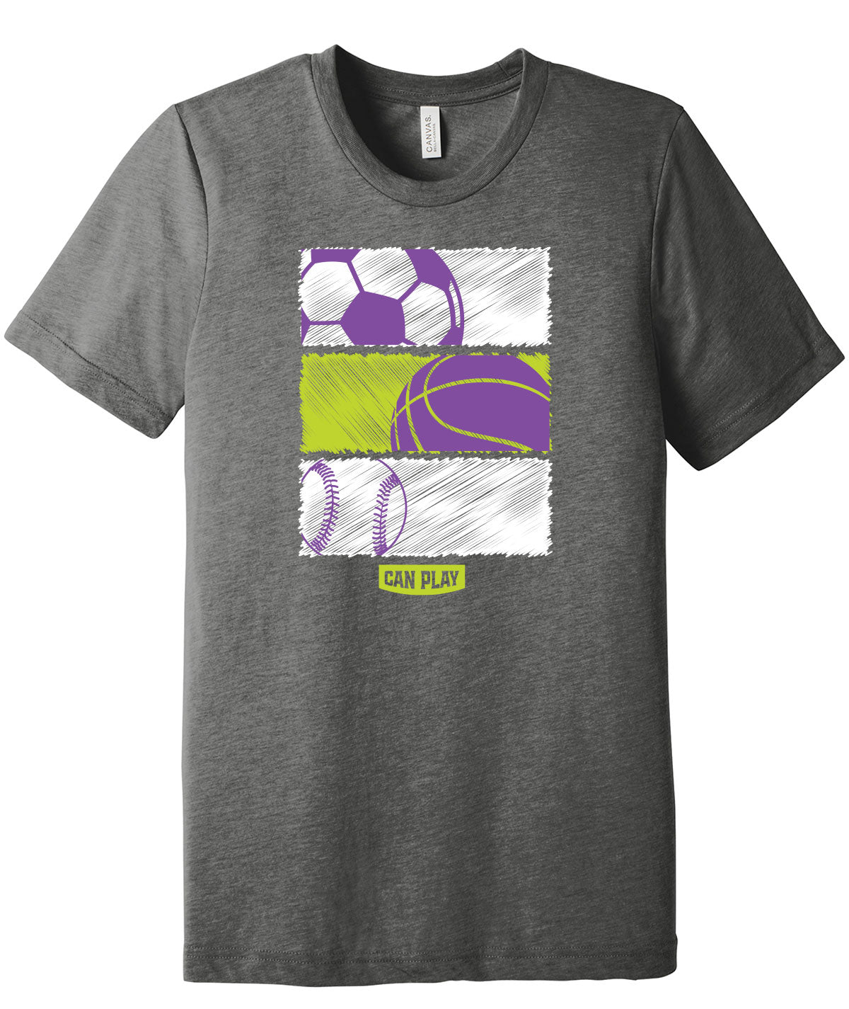 Can Play Scribble Premium Softstyle Tee