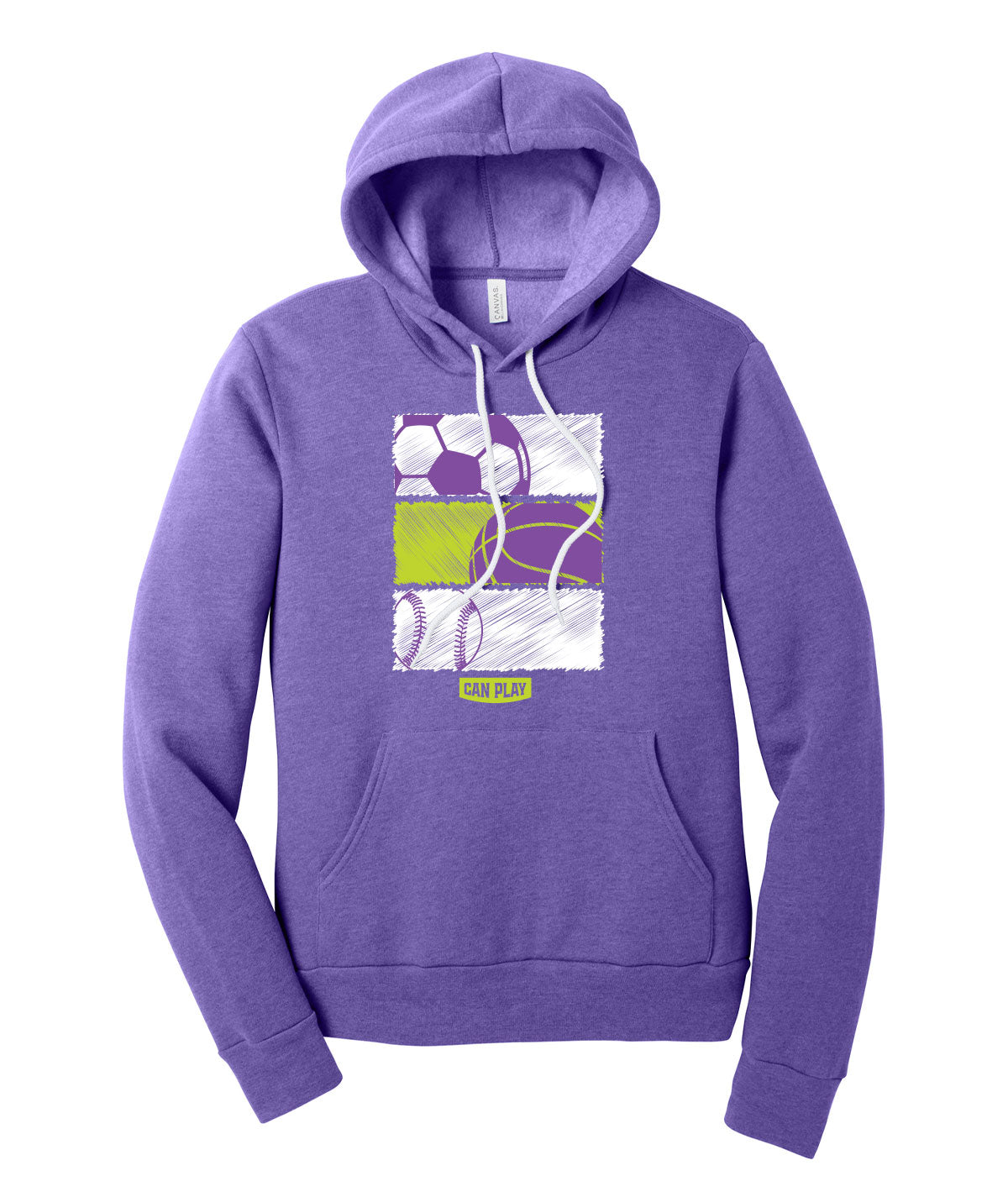 Can Play Scribble Premium Softstyle Hoodie