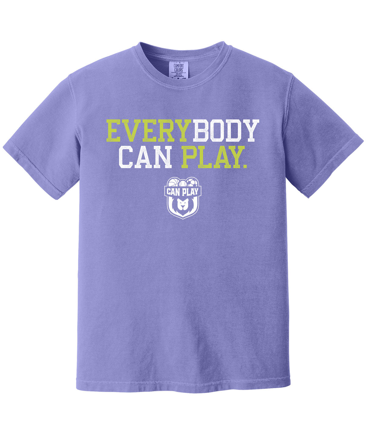 Can Play Customizable Comfort Colors Tee