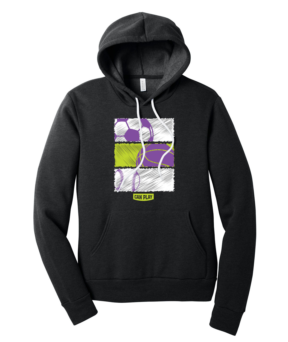 Can Play Scribble Premium Softstyle Hoodie
