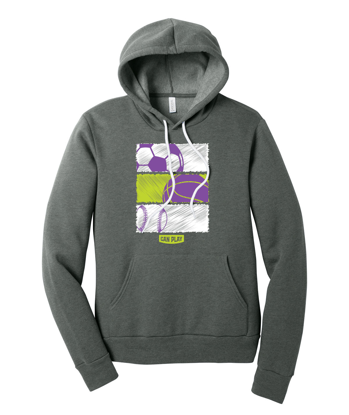 Can Play Scribble Premium Softstyle Hoodie