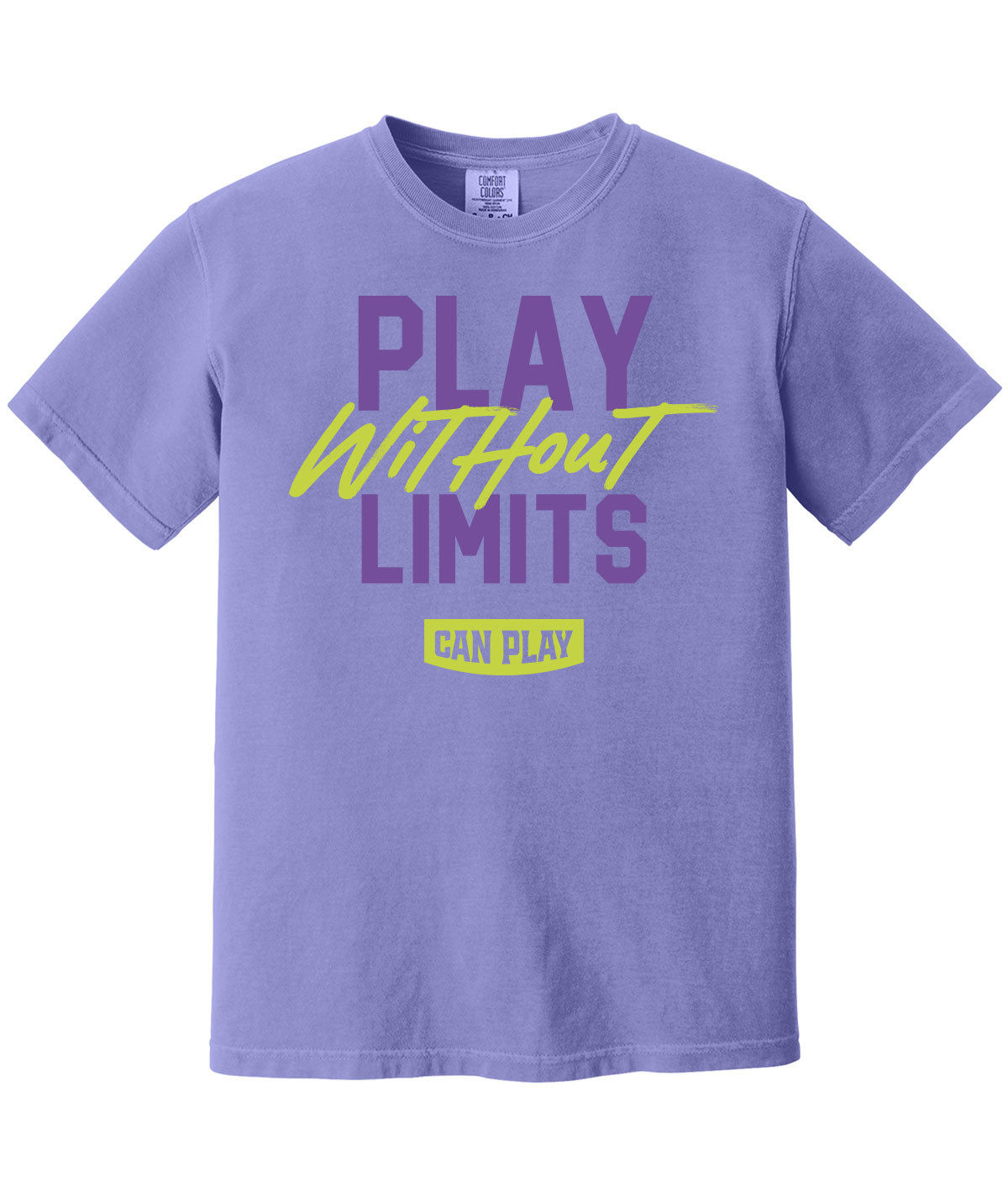 Can Play Customizable Comfort Colors Tee