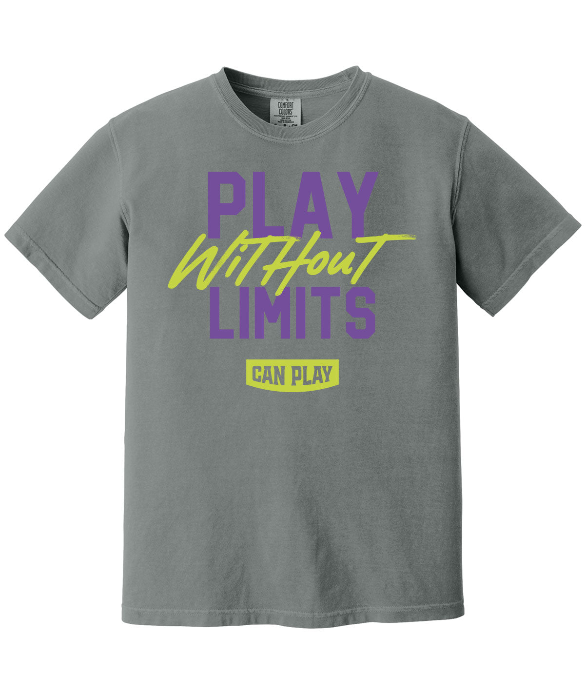 Can Play Customizable Comfort Colors Tee