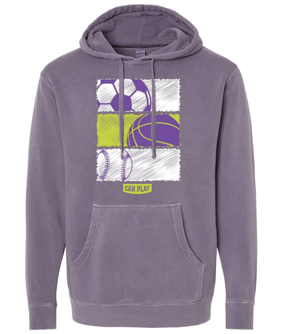 Can Play Customizable Slouch Hoodie