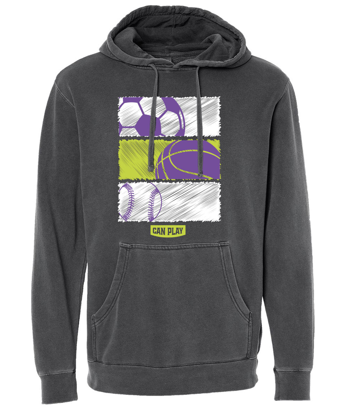 Can Play Customizable Slouch Hoodie