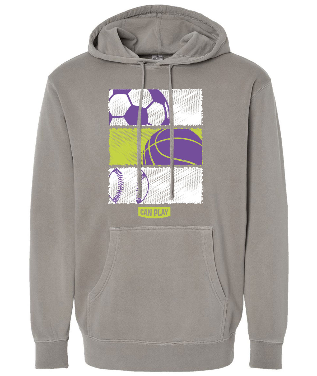 Can Play Customizable Slouch Hoodie