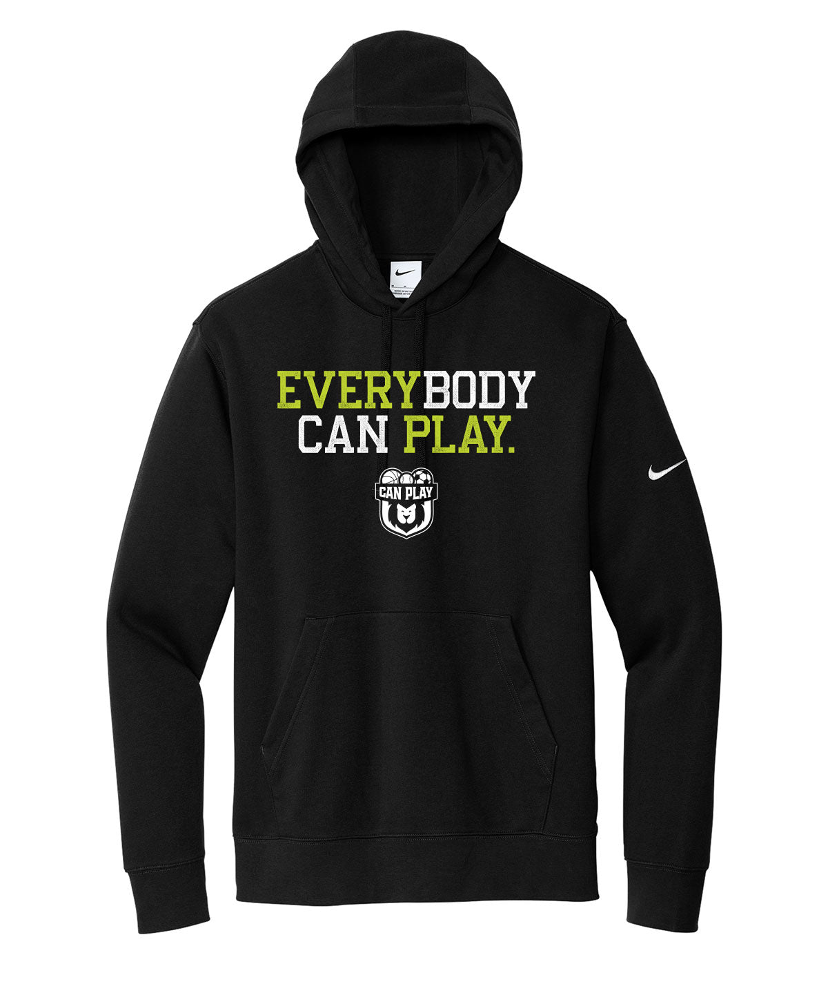 Can Play Customizable Nike Fleece Hoodie