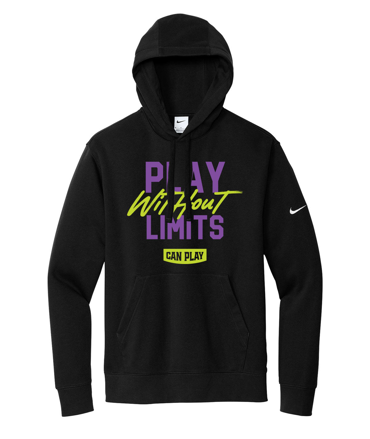 Can Play Customizable Nike Fleece Hoodie