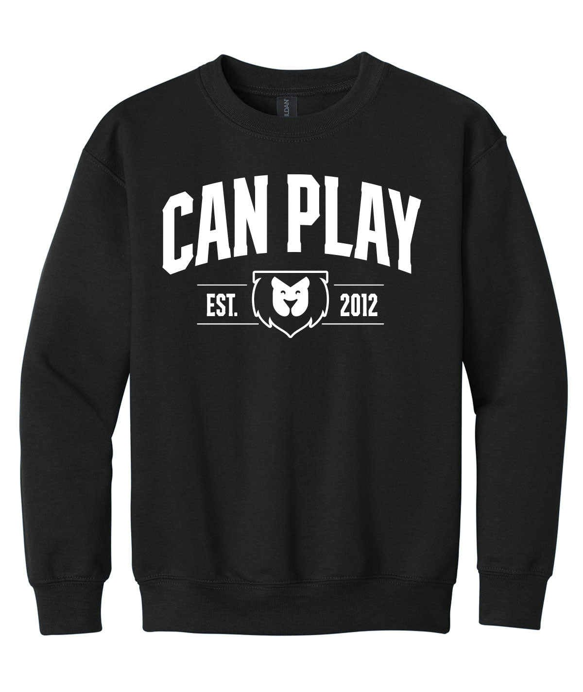 Can Play Customizable Youth Crewneck Sweatshirt