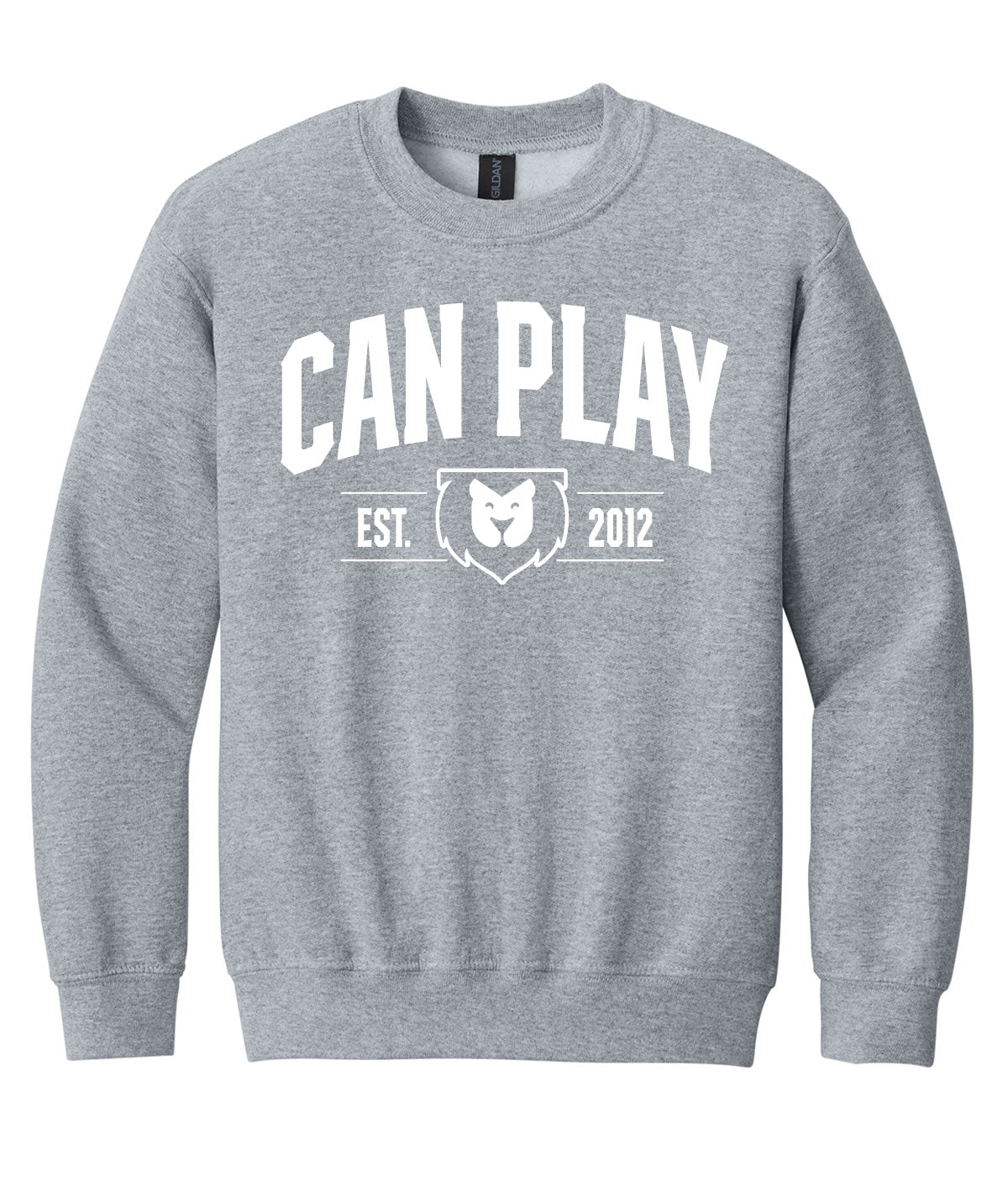 Can Play Customizable Youth Crewneck Sweatshirt