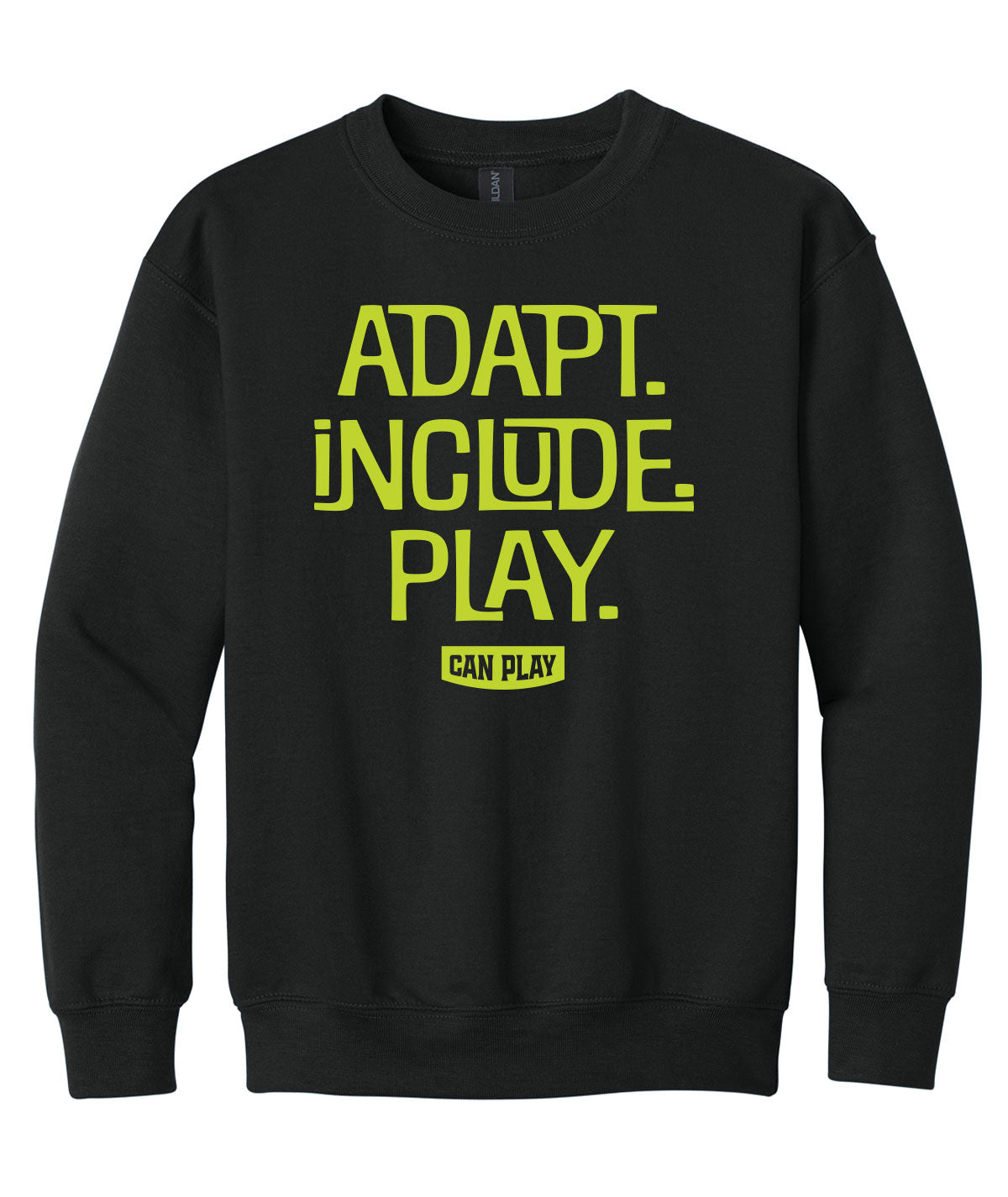 Can Play Customizable Youth Crewneck Sweatshirt