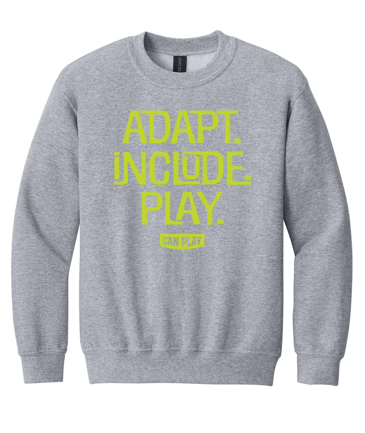 Can Play Customizable Youth Crewneck Sweatshirt