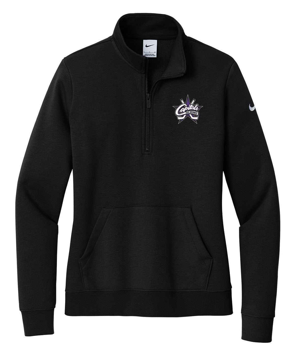 Des Moines Capitals Womens Nike 1/2 Zip Fleece
