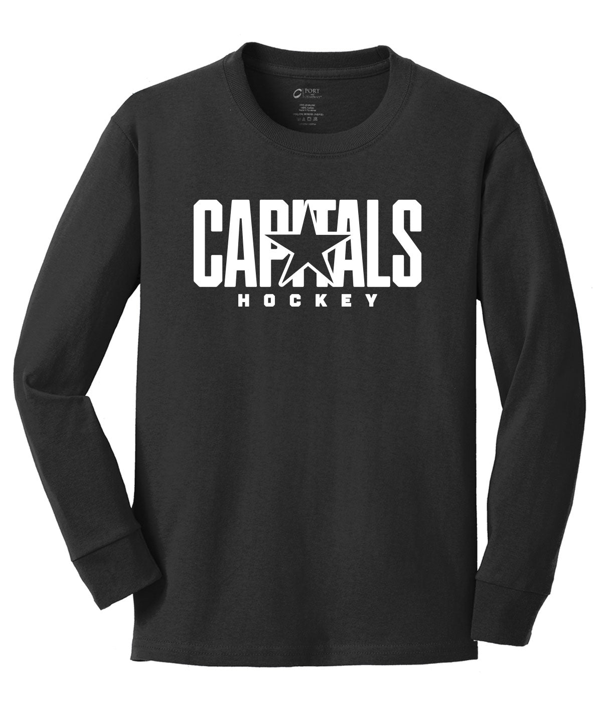 Des Moines Capitals Youth Long-Sleeve Tee