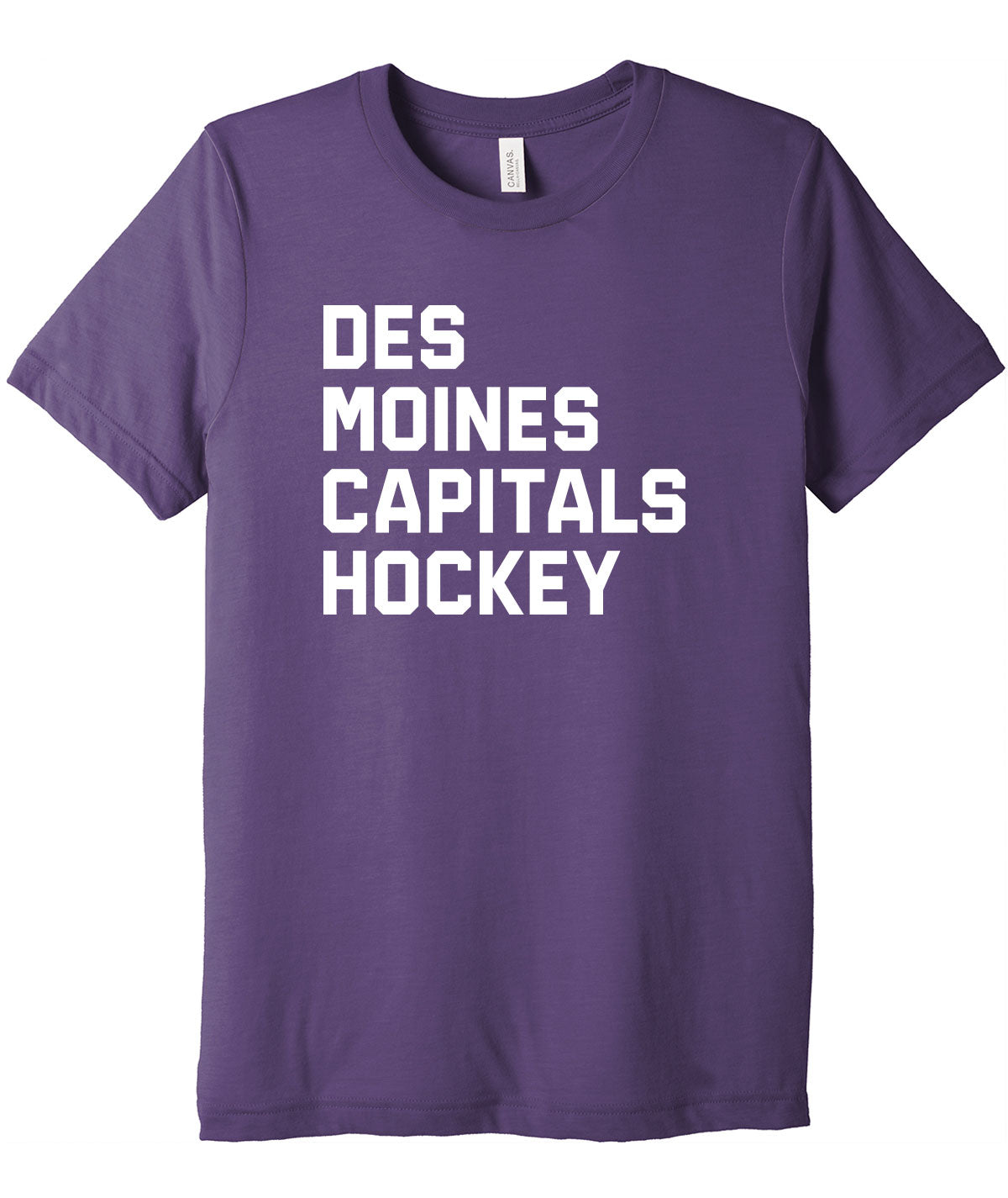 Des Moines Capitals Hockey Premium Softstyle Tee