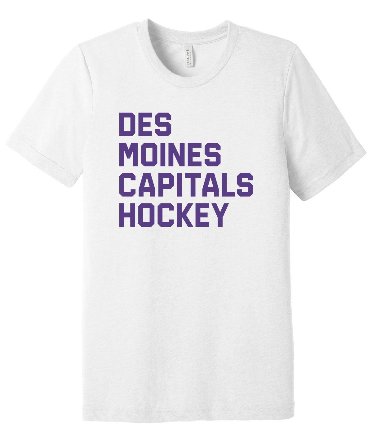 Des Moines Capitals Hockey Premium Softstyle Tee