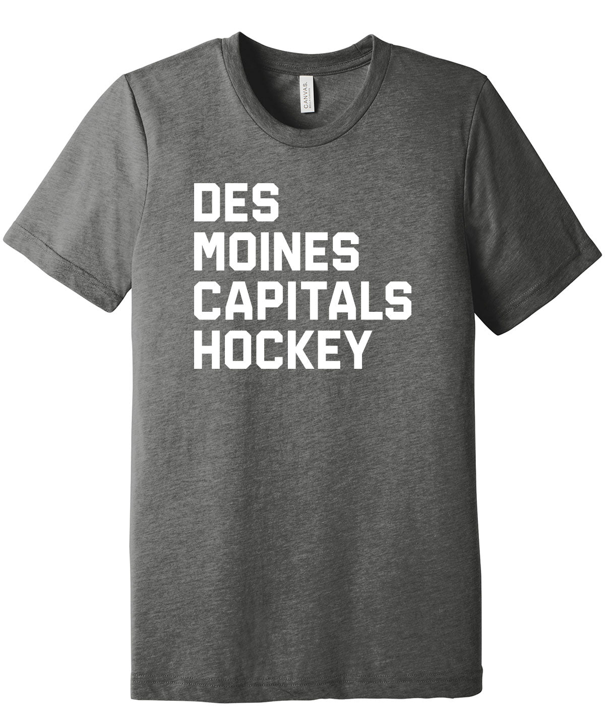 Des Moines Capitals Hockey Premium Softstyle Tee