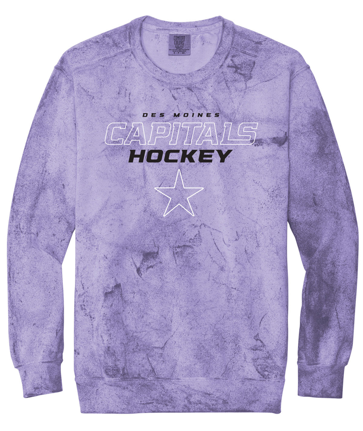 Capitals Customizable Comfort Colors Colortblast Crewneck Sweatshirt
