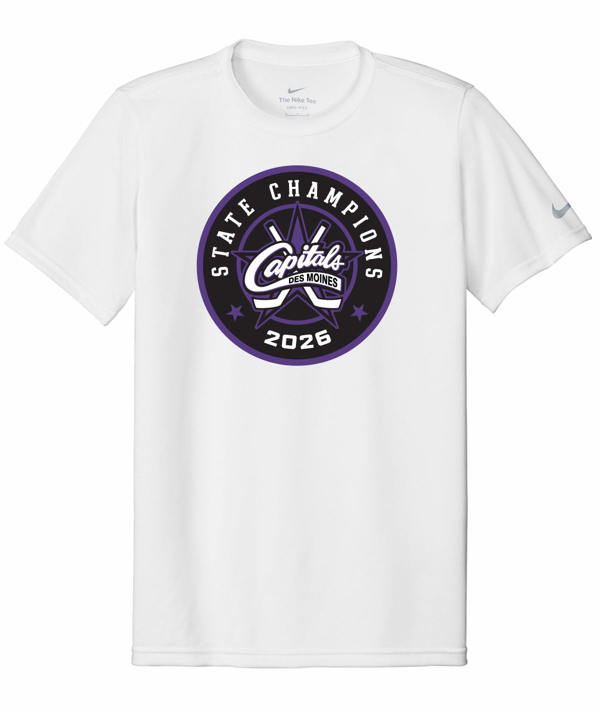 Des Moines Capitals - 2026 State Championship Roundel Nike Legend Tee