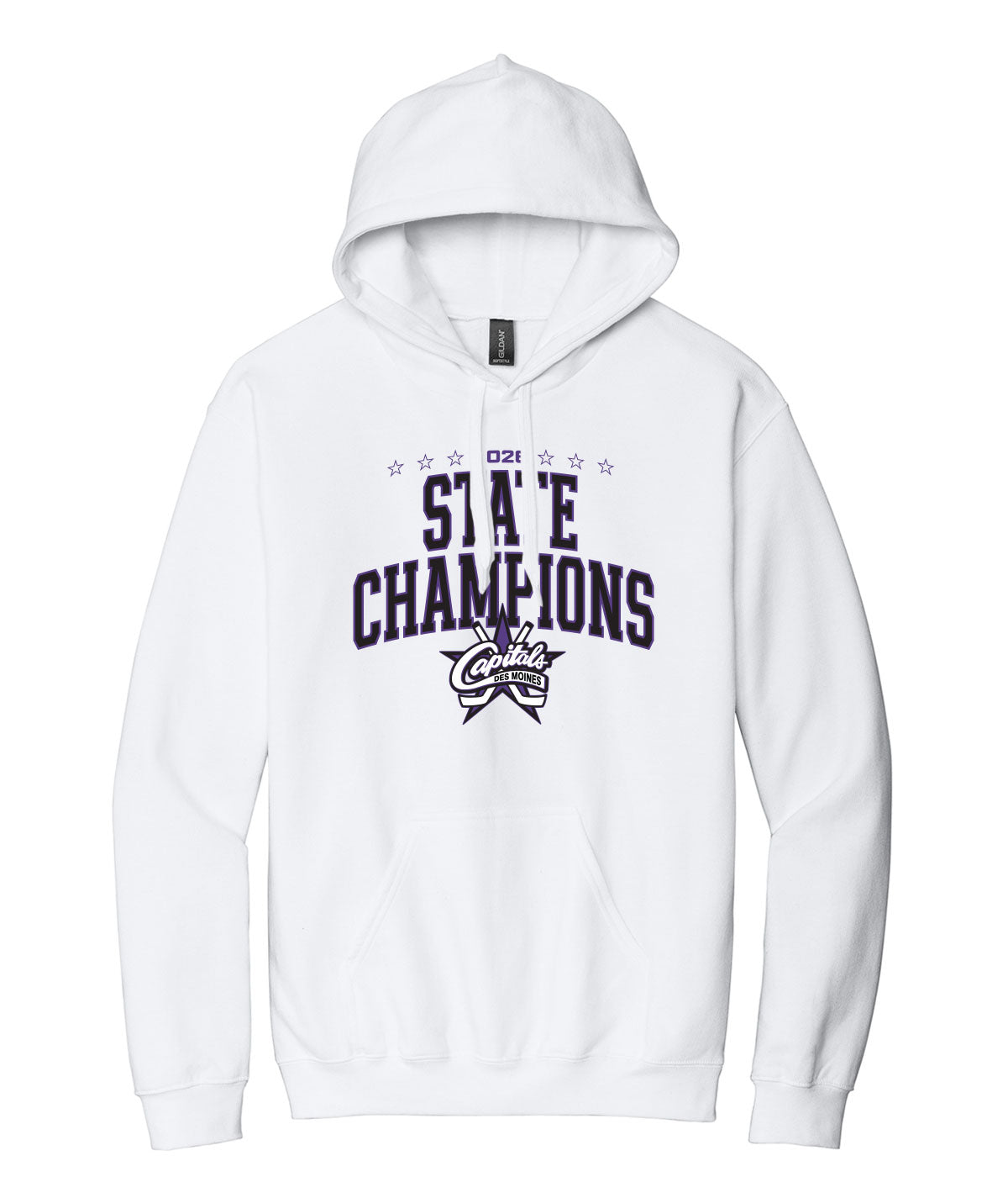 Des Moines Capitals - 2026 State Championship Arch Hoodie