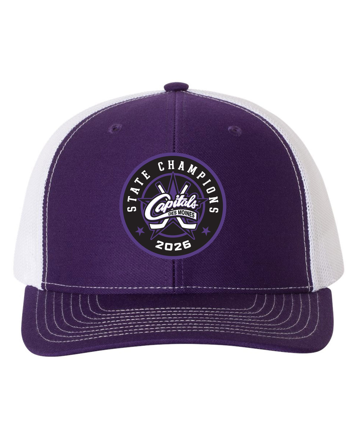Des Moines Capitals - 2026 State Championship Richardson Trucker Hat