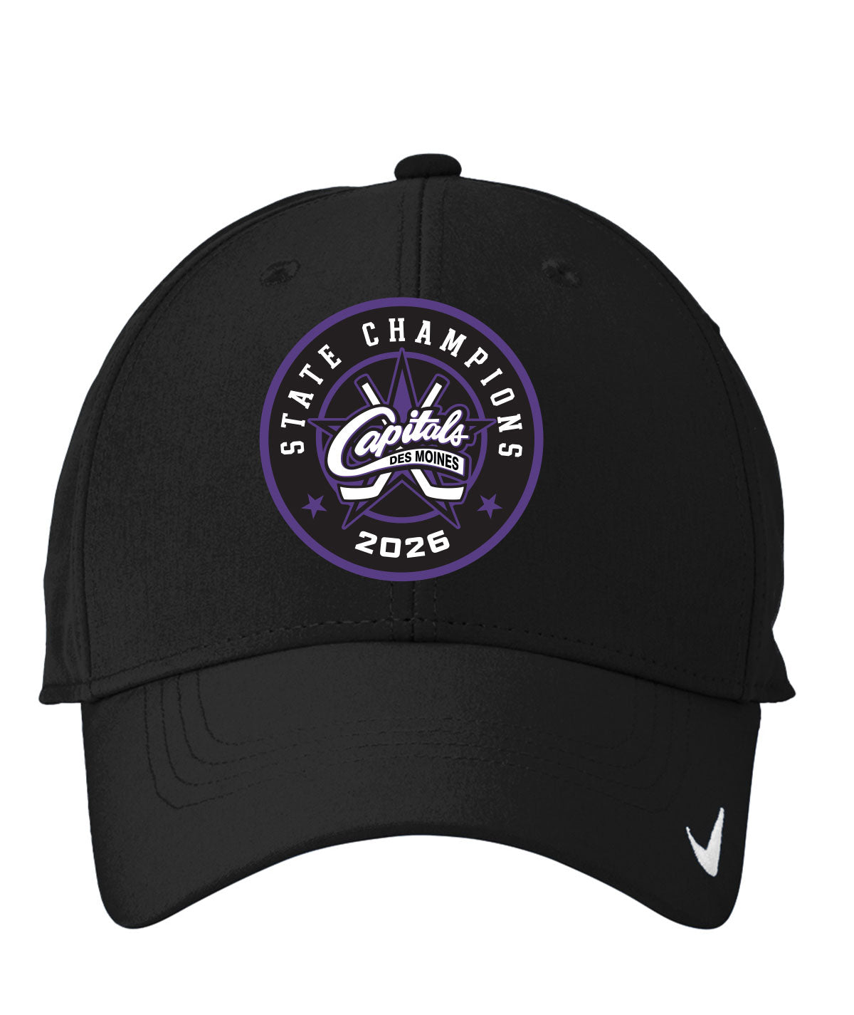 Des Moines Capitals - 2026 State Championship Nike Dri-Fit Adjustable Hat