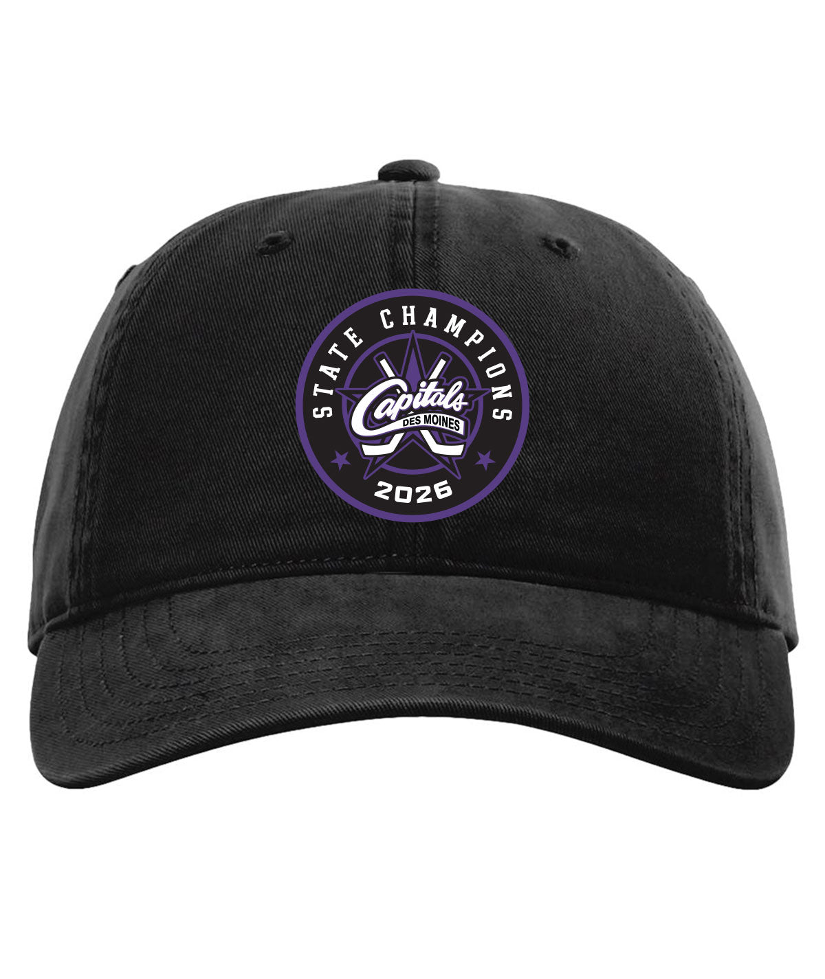 Des Moines Capitals - 2026 State Championship Adjustable Richardson Dad Hat