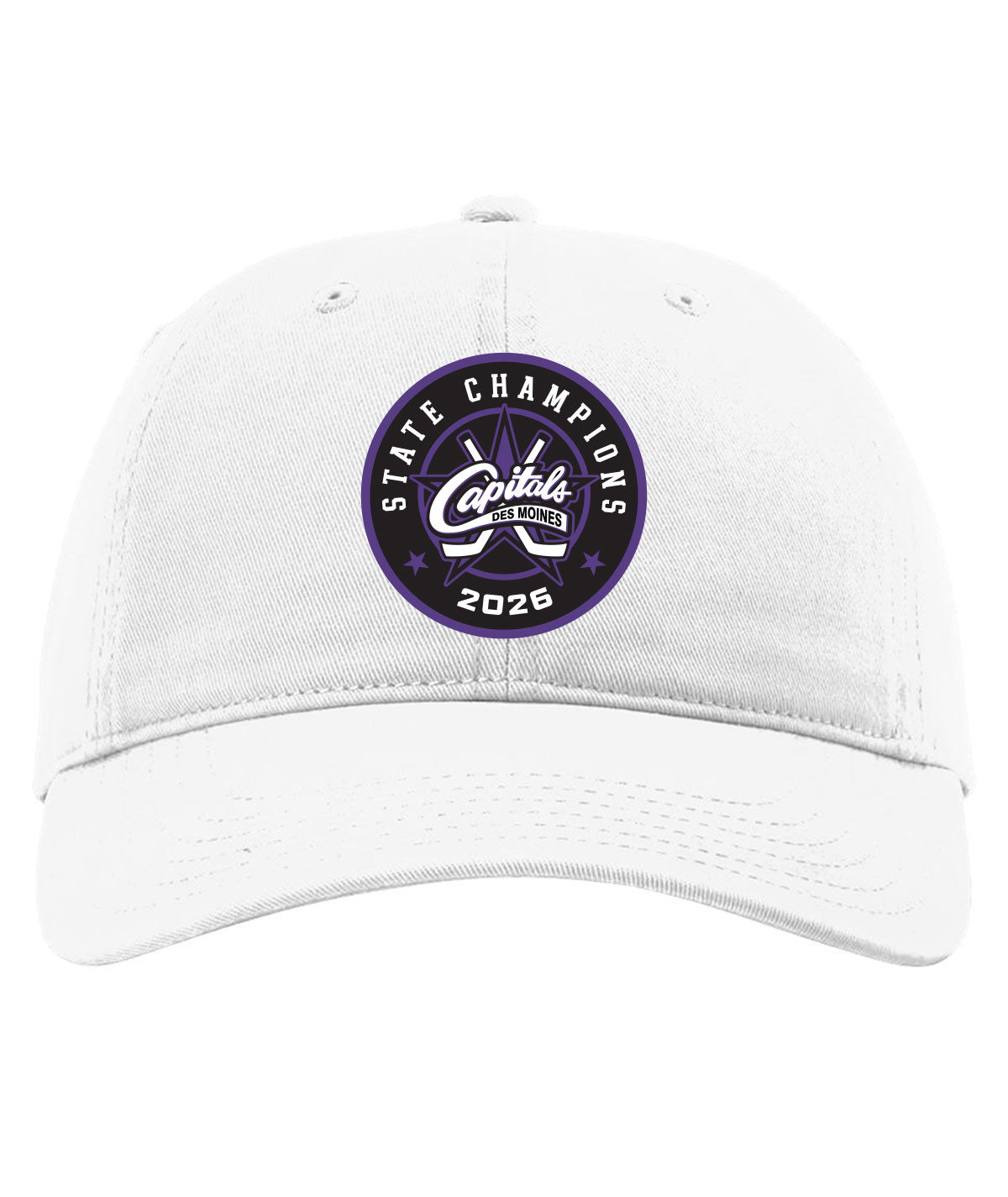 Des Moines Capitals - 2026 State Championship Adjustable Richardson Dad Hat