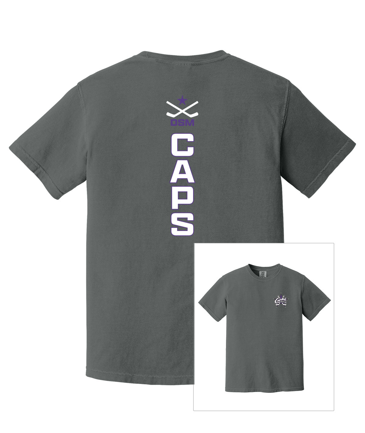 Capitals Hockey Customizable Comfort Colors Tee