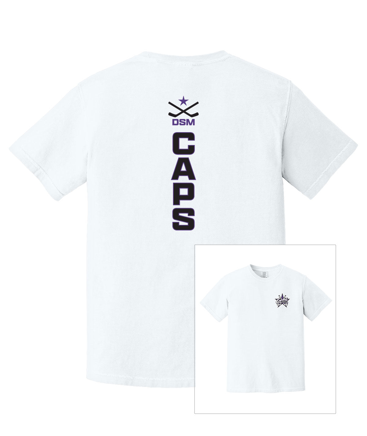 Capitals Hockey Customizable Comfort Colors Tee