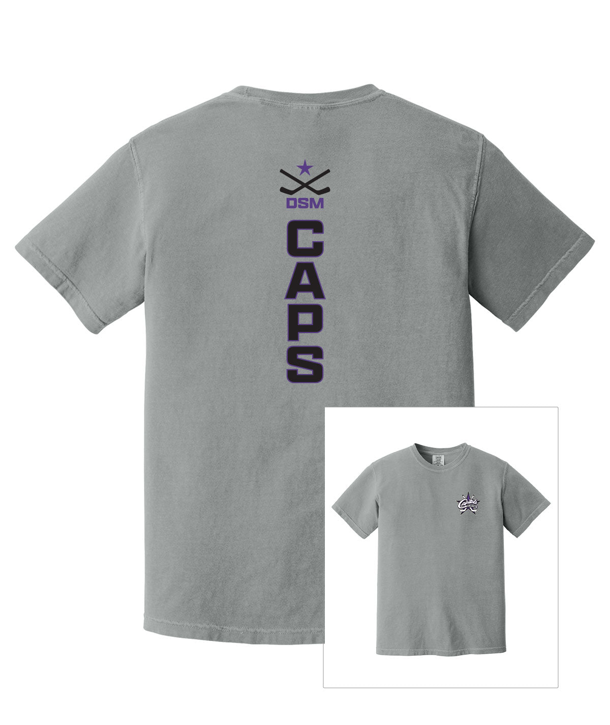 Capitals Hockey Customizable Comfort Colors Tee