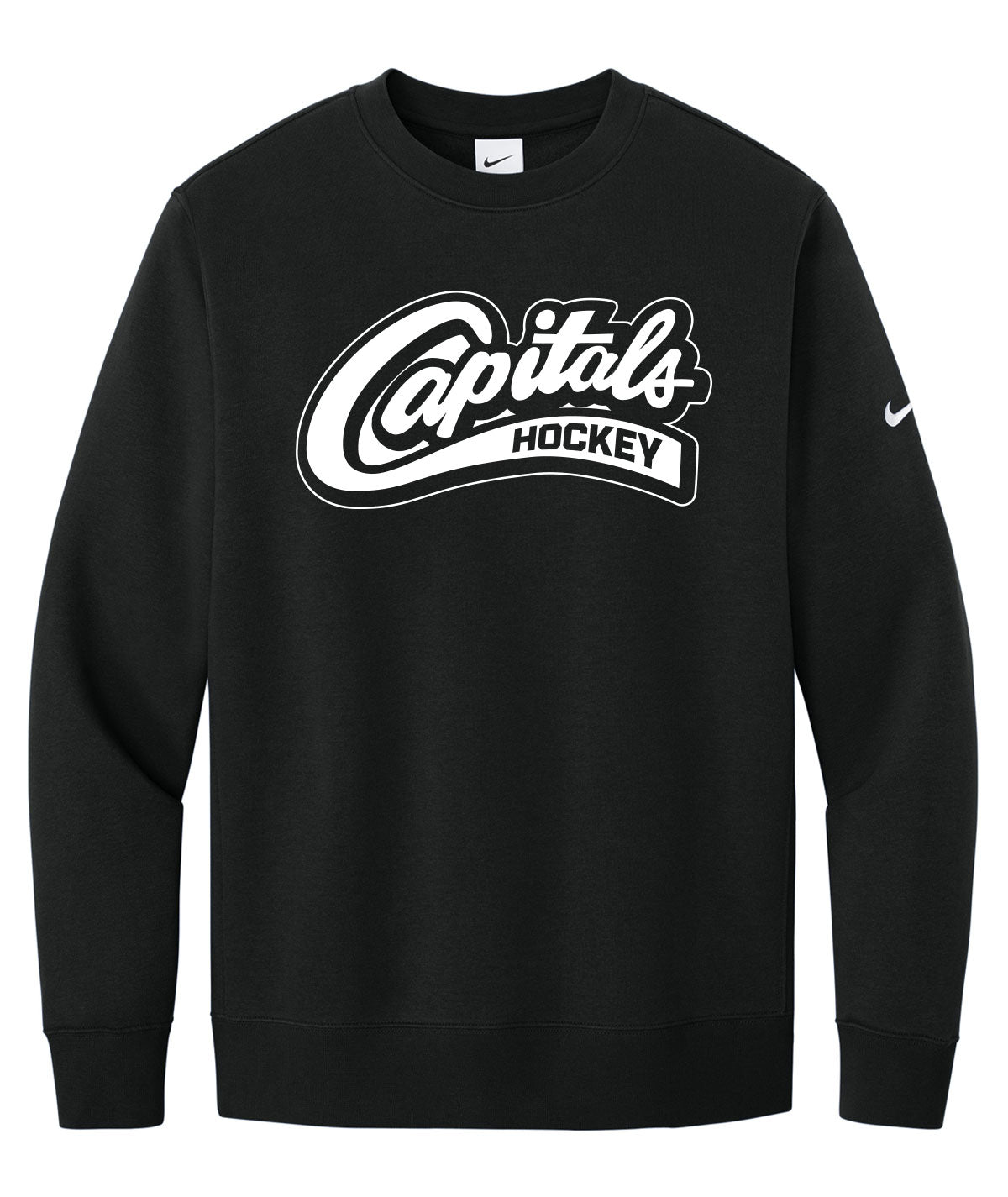 Capitals Customizable Nike Crewneck Fleece