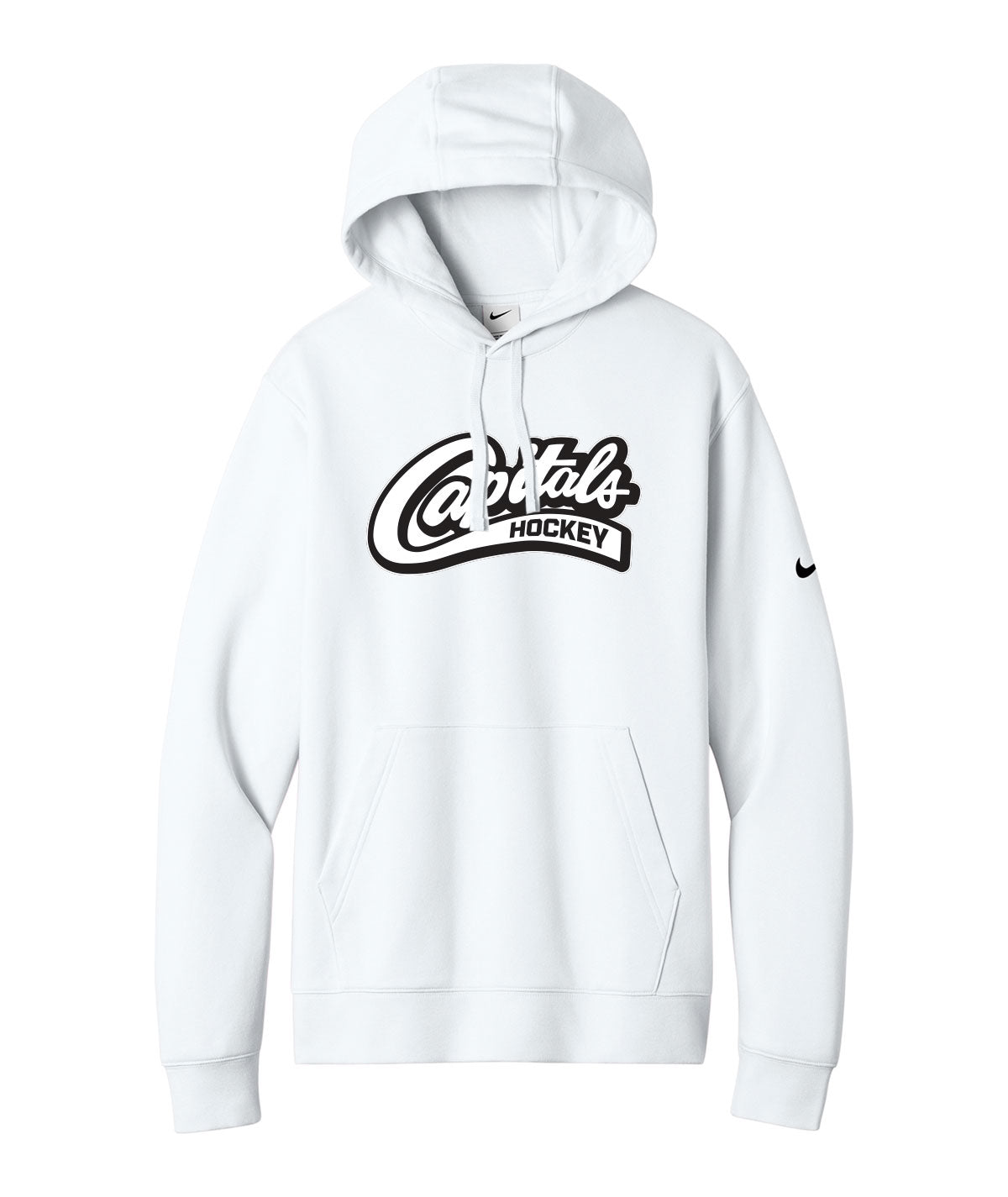 Capitals Customizable Nike Fleece Hoodie