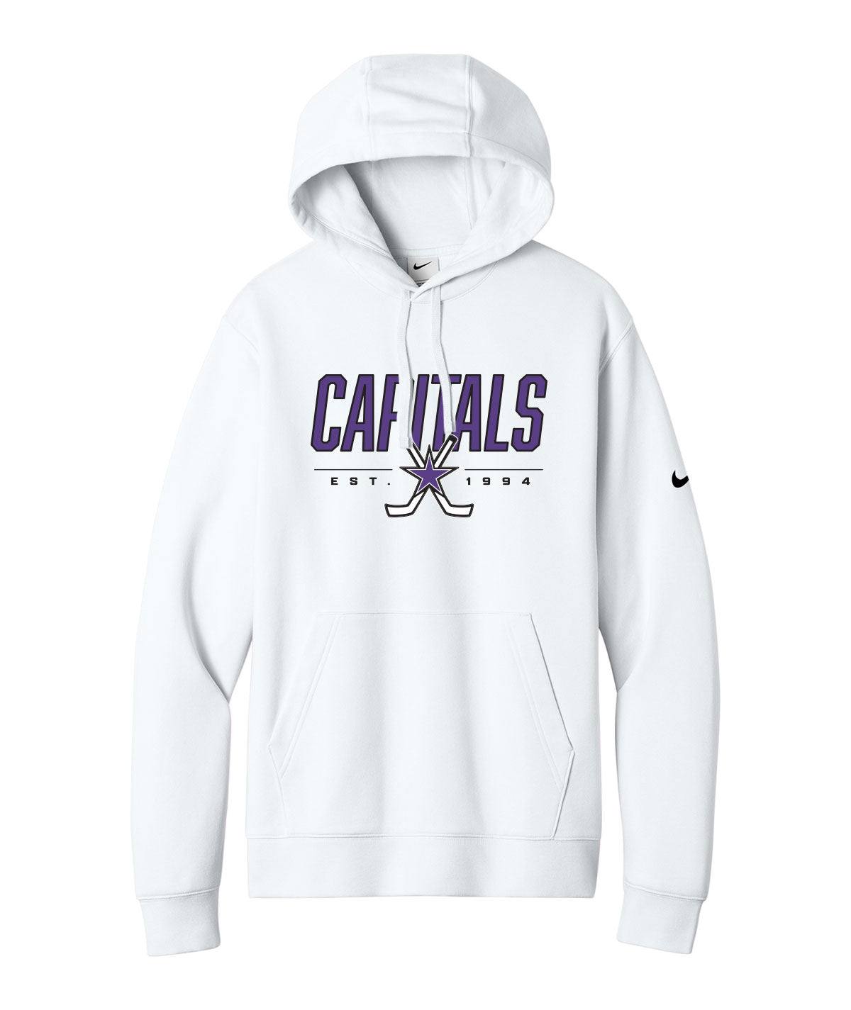 Capitals Customizable Nike Fleece Hoodie