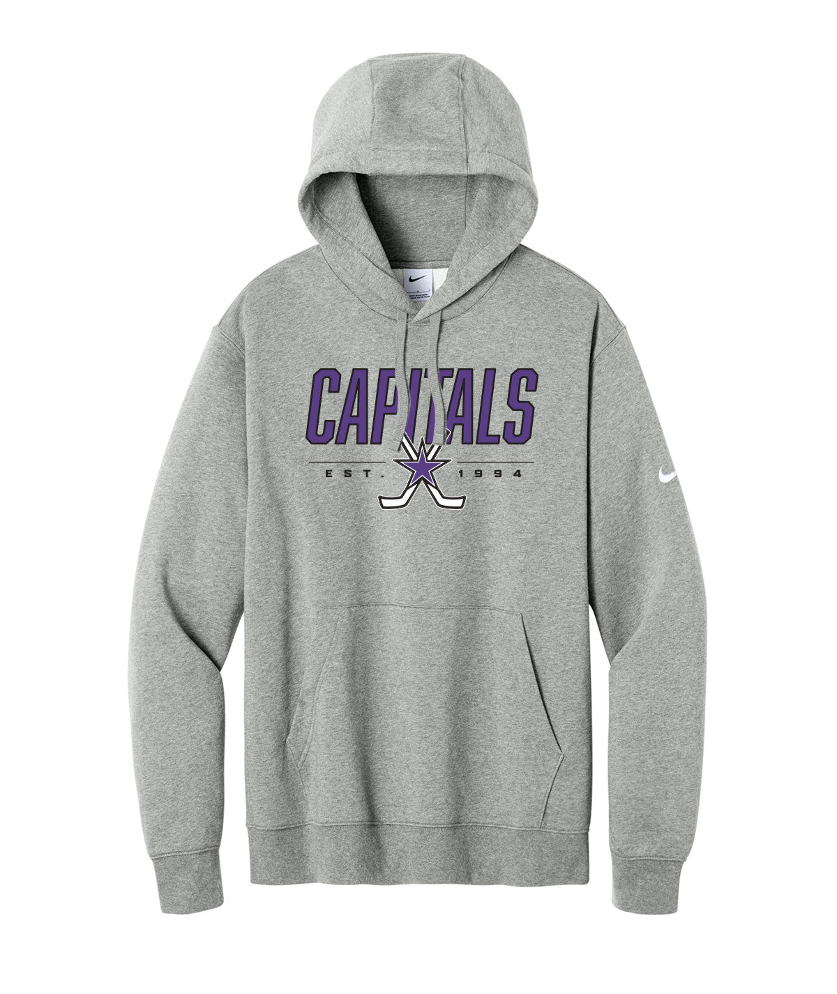 Capitals Customizable Nike Fleece Hoodie