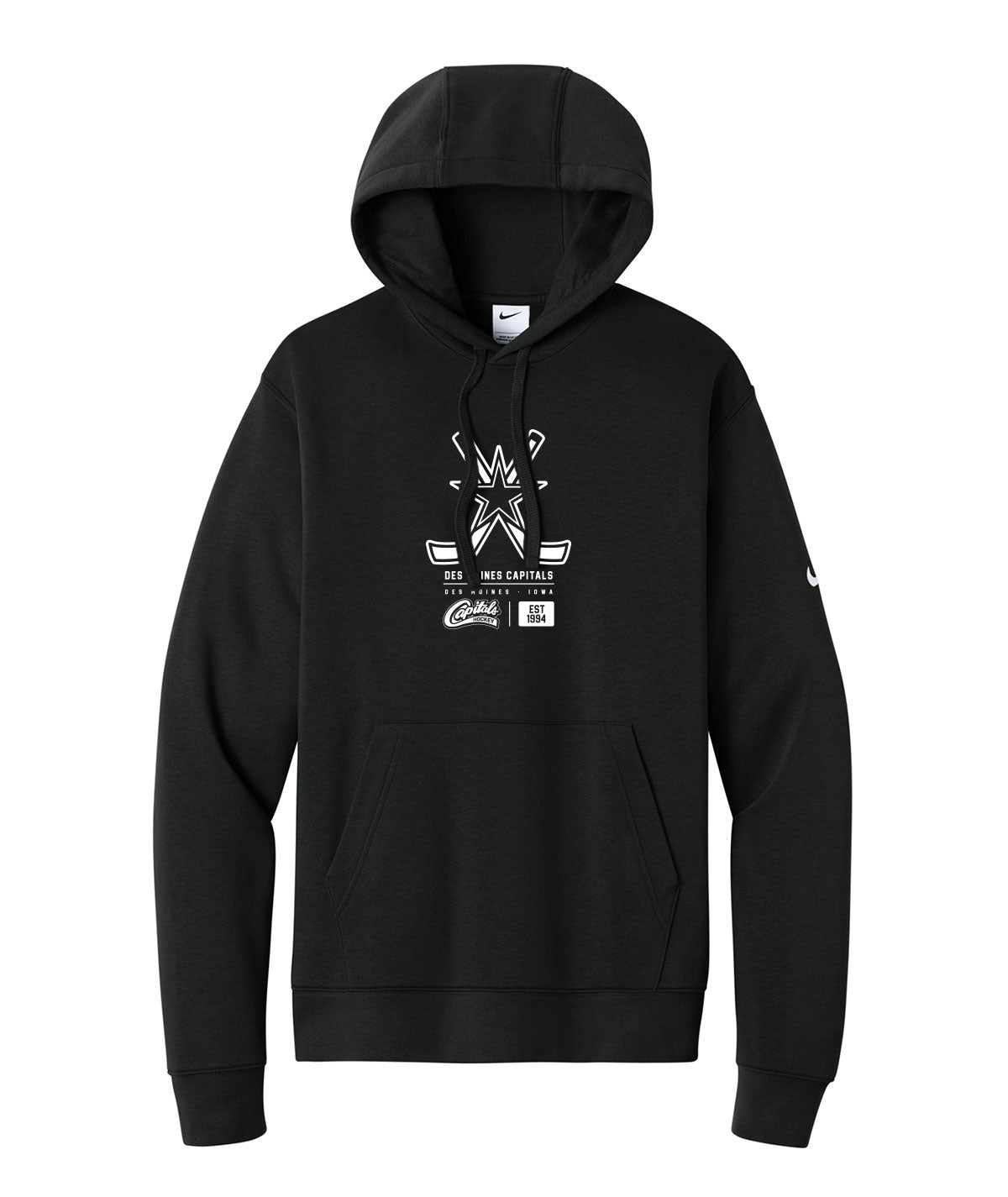 Capitals Customizable Nike Fleece Hoodie