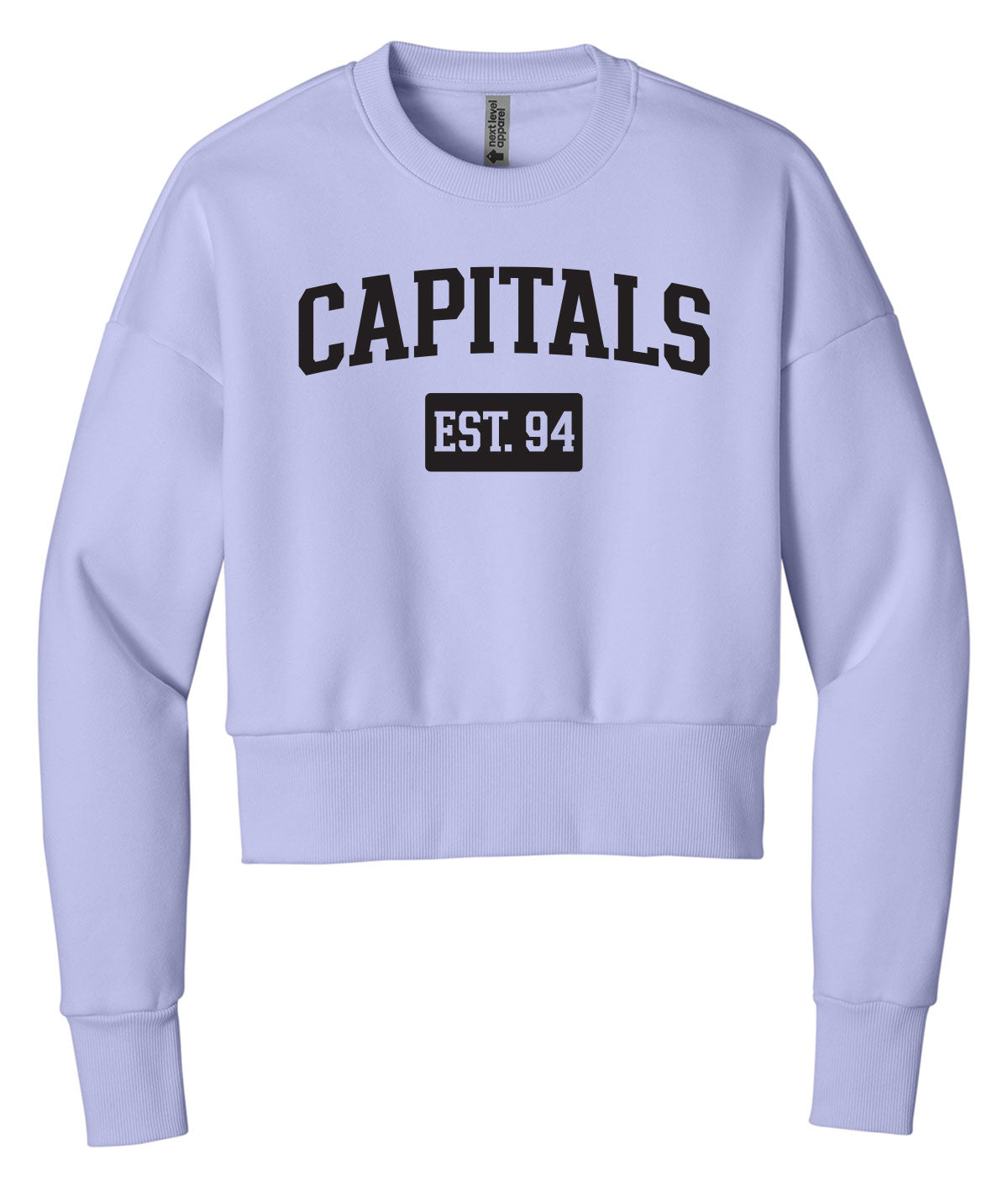 Capitals Womens Customizable Cozy Crewneck