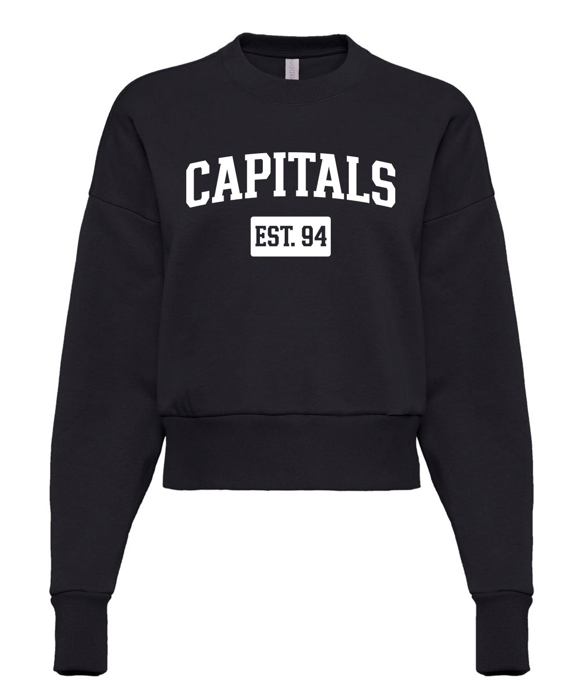 Capitals Womens Customizable Cozy Crewneck