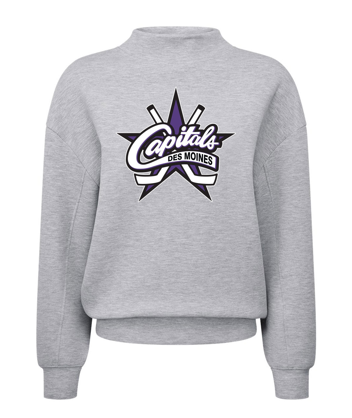 Capitals Customizable Ladies Mock Neck Sweatshirt