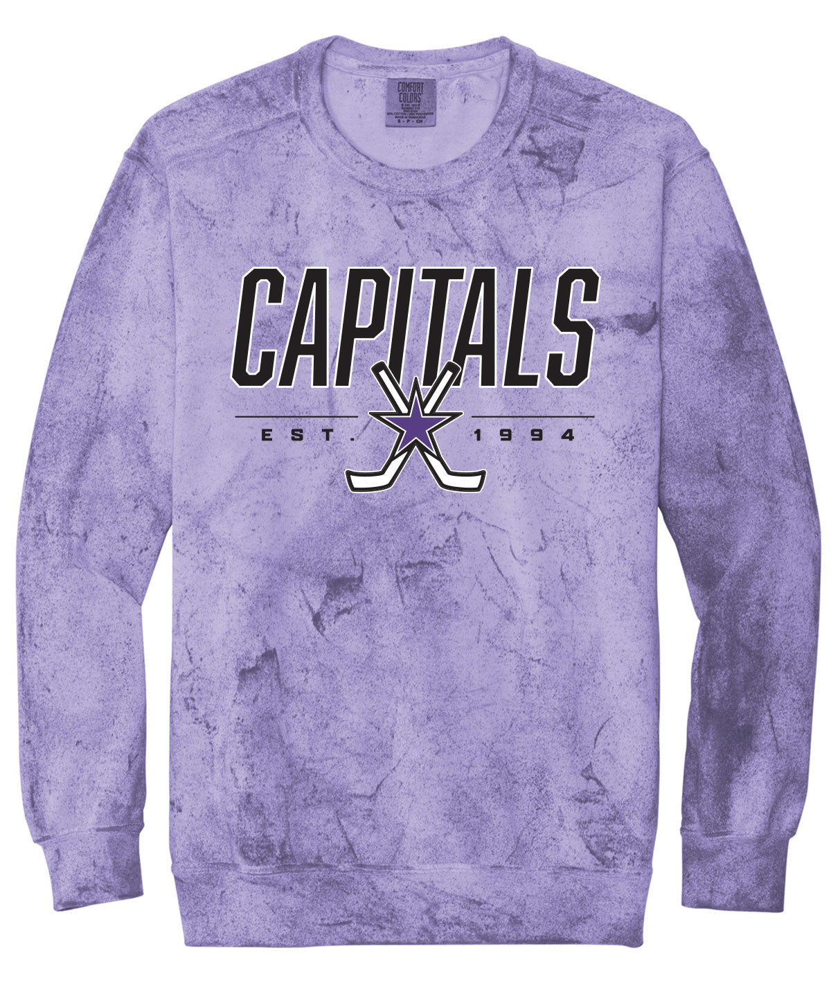 Capitals Customizable Comfort Colors Colortblast Crewneck Sweatshirt