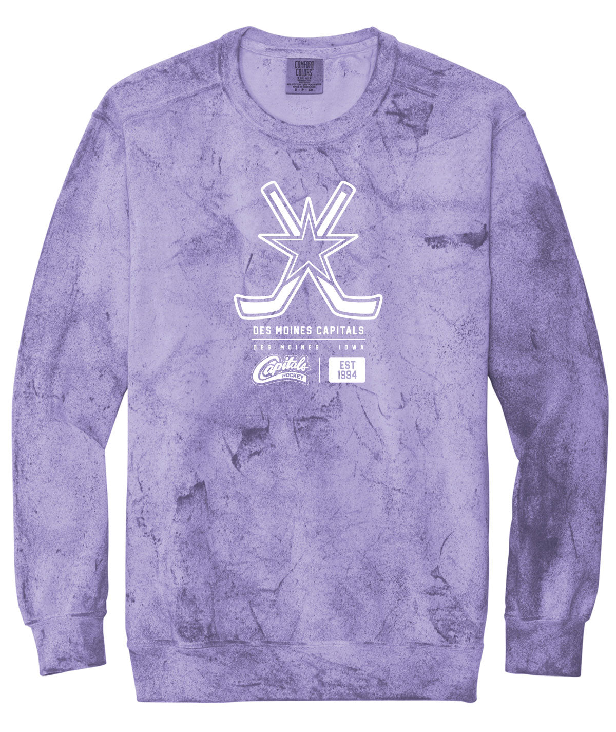 Capitals Customizable Comfort Colors Colortblast Crewneck Sweatshirt