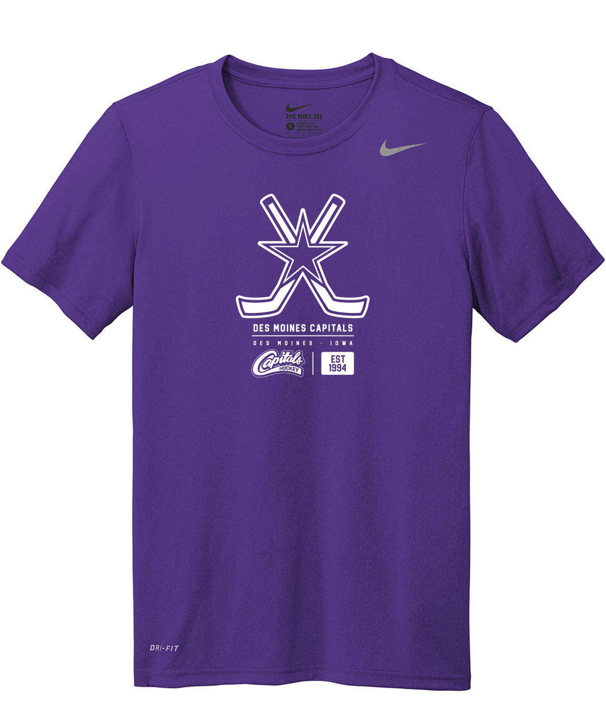 Des Moines Capitals Customizable Nike Legend Tee